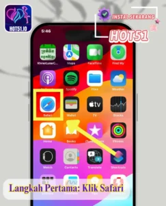 Instal Hot51 di iOS-Hot51